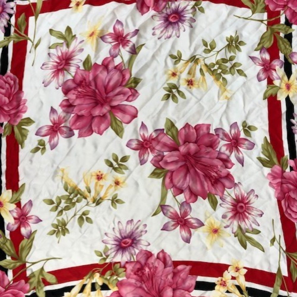 Oscar by Oscar de la Renta Silk Scarf - Picture 4 of 5
